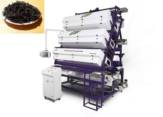 ISO9001 Intelligent LED Lights Alarm Tea Colour Sorter Machine Self Recovery