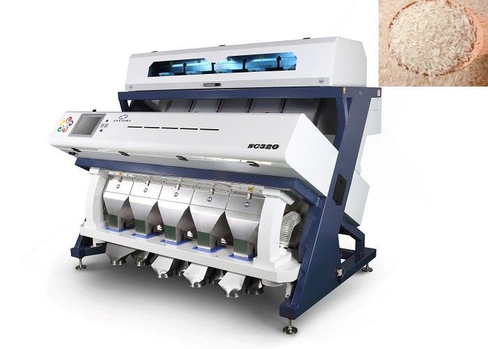 One Button Analysis Rice Color Sorter Ultra Low Air Consumption