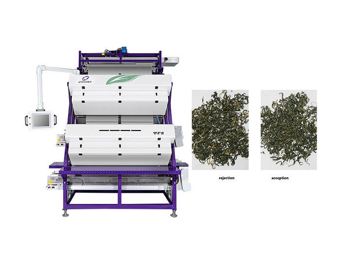 Reliable Black / Green Tea Color Sorter Machine For Sorting And Grading
