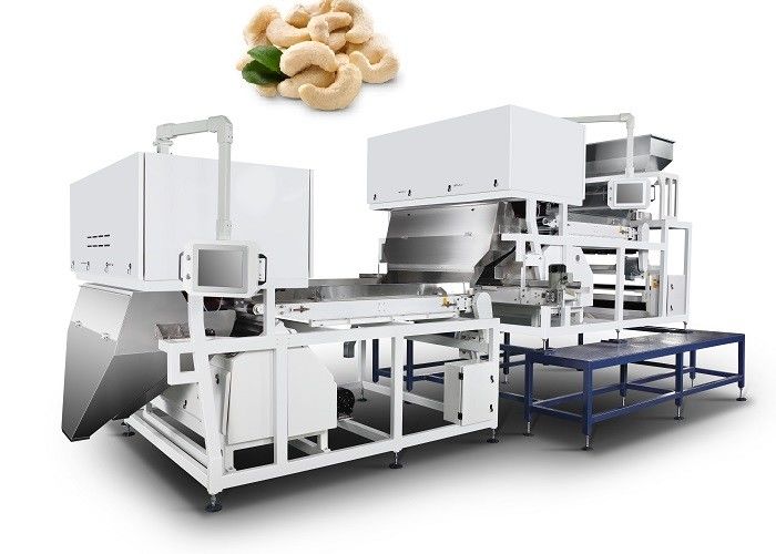 Large Capacity Nuts Color Sorter Intelligent Self Cleaning