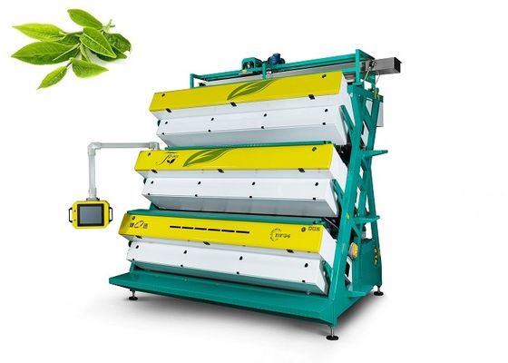 Intelligent Air Sensing Valve Tea Color Sorter 6.2KW 1 Year Guarantee